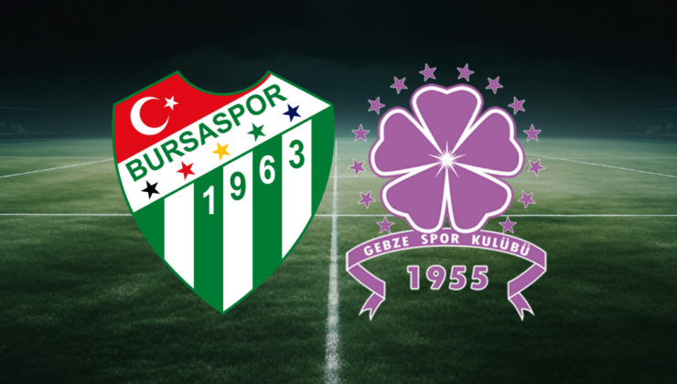 Bursaspor – Gebzespor özet izle! Maç kaç kaç bitti?