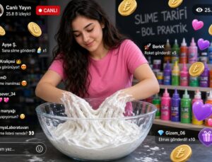 16 bin liraya slime yaptılar! TikTok’ta 3 milyon lira hediye yağdı